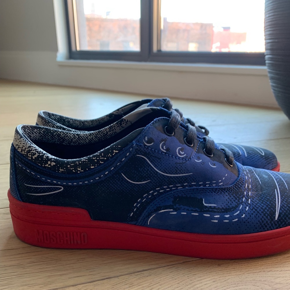 Men’s Moschino Sketch Lowtop Sneakers